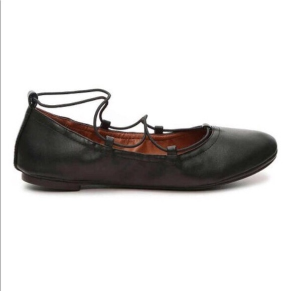 LUCKY BRAND LP-Eaviee Ballerina Flats Blck Leather - Picture 6 of 7